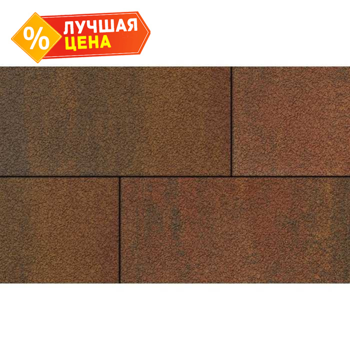 Плитка тротуарная Квадрум Б.7.К.8 Листопад гранит Арабская ночь 600x600x80 мм