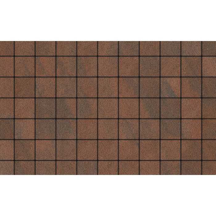 Плитка тротуарная Квадрат (ЛА-Линия) Б.3.К.6 Листопад гранит Клинкер 100x100x60 мм